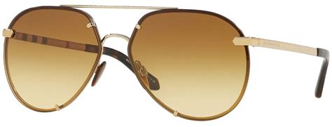 burberry be3099 sunglasses light gold 11452l|Burberry™ BE3099 Aviator Sunglasses .